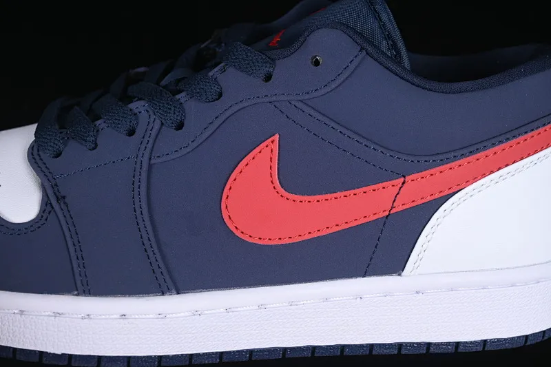 All categories Air Jordan Jordan series basketball shoes Air Jordan 1 Low Air Jordan 1 Low AJ1 Joe 1 Patriot blue and red low-top cultural and leisure sports sneakers CZ8454-400